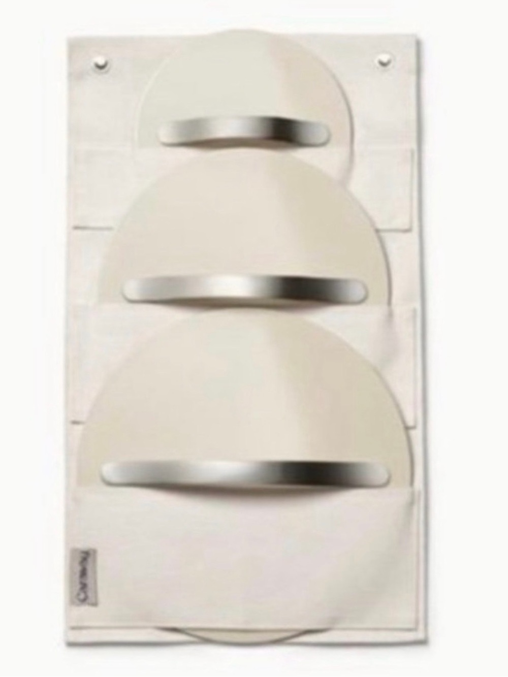 Caraway Canvas Pots and Pans Lid Holder
